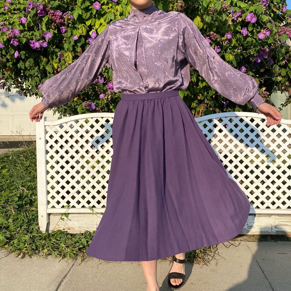 Vintage Handmade Purple Three-Piece Set